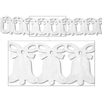 Beistle 55261-W Westminster Bell Garland 8" x 12' Paper Fantasies