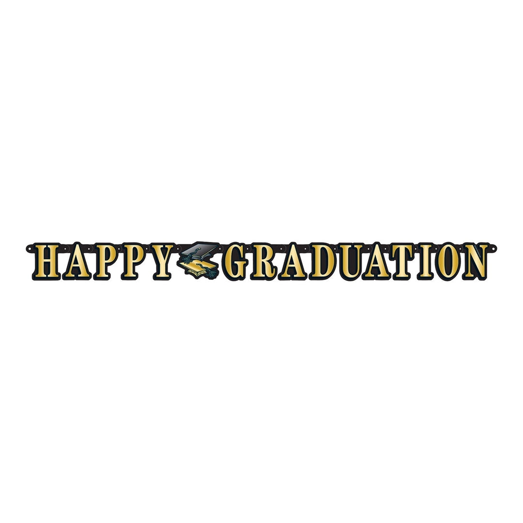 Beistle 55580 Happy Graduation Jointed Banner