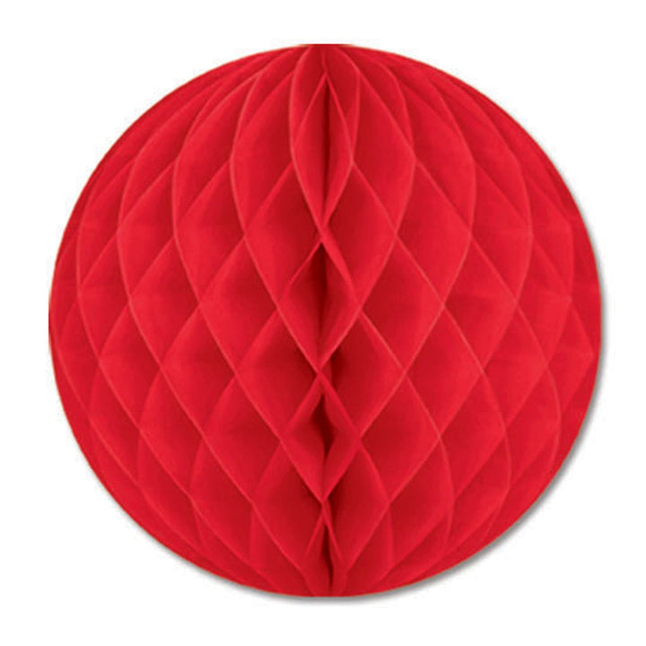 Beistle 55612-R 12" Red Decorative Tissue Ball Beistle
