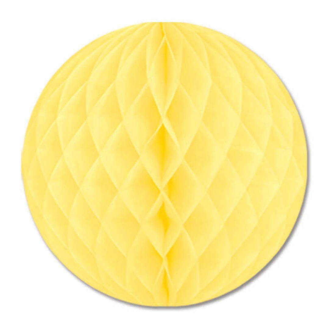 Beistle 55612-Y 12" Yellow Decorative Tissue Ball