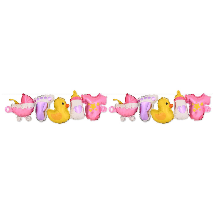 Beistle 56070 Girl Balloon Streamer 9.5" x 5' Beistle