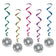 Beistle 57610 Disco Ball Whirls 5/Pack