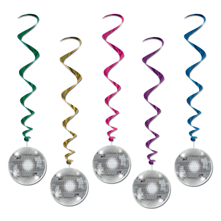 Beistle 57610 Disco Ball Whirls 5/Pack Beistle
