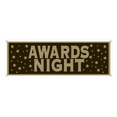 Beistle 57652 5' x 21" Awards Night Sign Banner Beistle