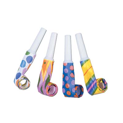 Beistle 66926 16" Party Blowouts 4/Pack