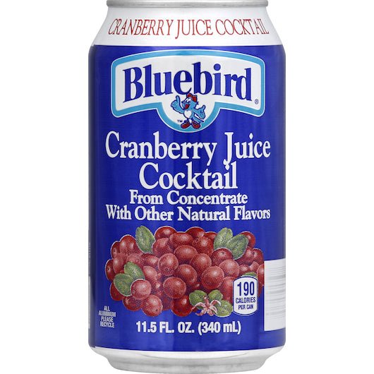 Bluebird Cranberry Juice 11.5 Oz Cans 24/Case