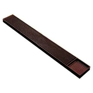 Brown Bar Mat  3.25" X 24" (160-00) Spill-Stop