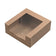 BOXit Brown Kraft Cake Boxes With Window 9x9x3.5 150/Bundle