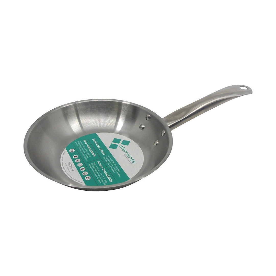 Browne Foodservice 5734048 Stainless Steel Fry Pan 8"