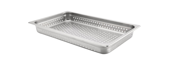 Browne Foodservice 5781112 Full Size 2.5" Stainless Steel Perforated Steam Table PanShopAtDean
