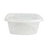 CuBE DR-516-CB 16 Oz Rectangle Clear Bottom Only 400/Case