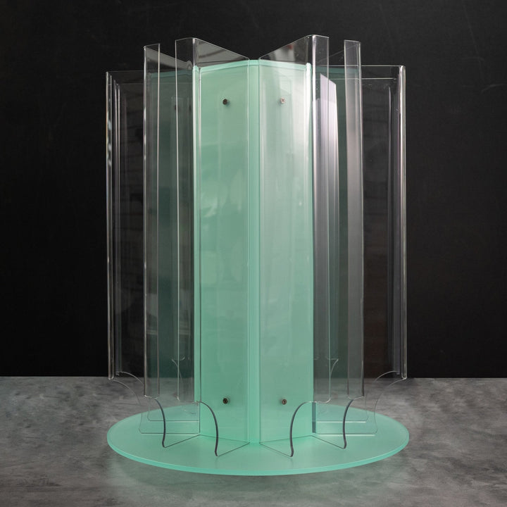 Cal-Mil 1008-50 Green Rotating 6-Compartment Cereal Box Dispenser Paderno