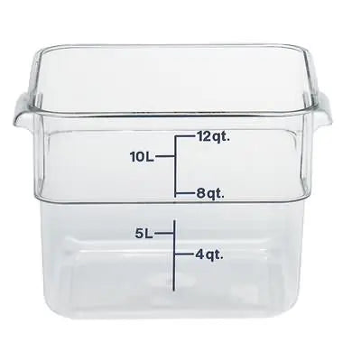 Cambro 12SFSCW 12 Qt Square Container Cam-Wear Cambro