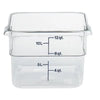 Cambro 12SFSCW 12 Qt Square Container Cam-Wear