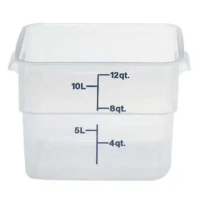 Cambro 12SFSPP-190 12 Qt Blue Square Translucent Container