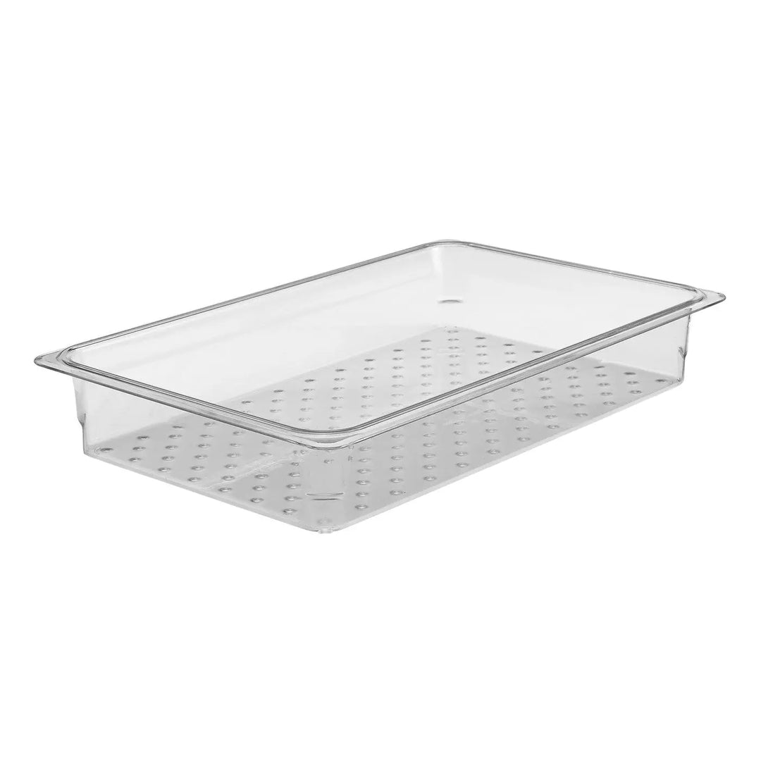 Cambro Camwear 35CLRCW-135 Full Size 3" Colander Food Pan Cambro