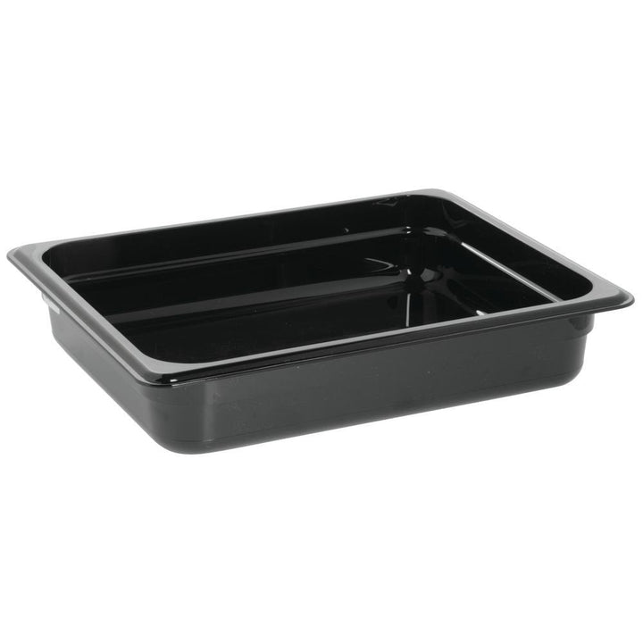 Cambro H-PAN 22HP771 1/2 Size 2" High Heat Onyx Food Pan Cambro