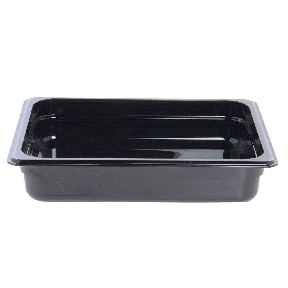 Cambro H-PAN 22HP771 1/2 Size 2" High Heat Onyx Food Pan