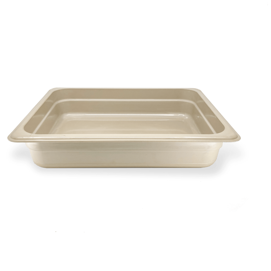Cambro H-PAN 22HP772 1/2 Size 2" High Heat Sandstone Food Pan