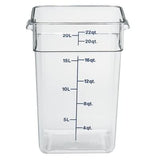 Cambro 22SFSCW 22 Qt Cam-Wear Square Container