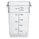 Cambro 22SFSCW 22 Qt Cam-Wear Square Container