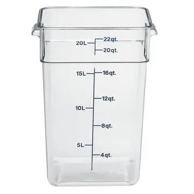 Cambro 22SFSCW 22 Qt Cam-Wear Square Container Cambro