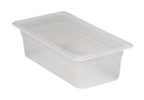 Cambro Camwear 34PP190 1/3 Size Translucent 4" Food Pan