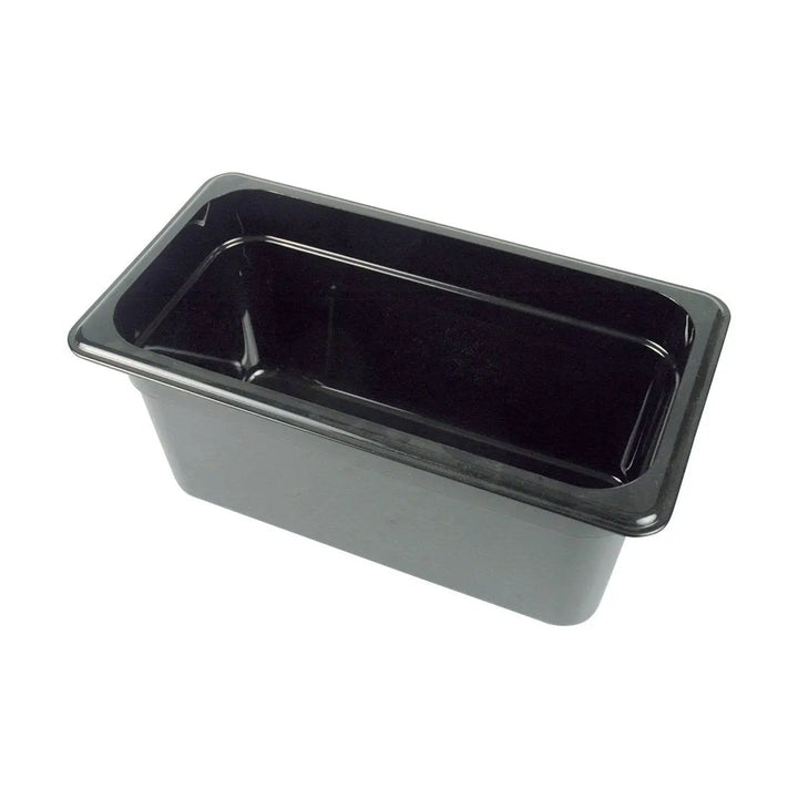 Cambro Camwear 36CW 1/3 Size 6" Black Food Pan Cambro