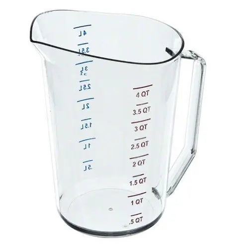 Cambro 400MCCW 4 Quart Polycarbonate Measuring Cup Cambro