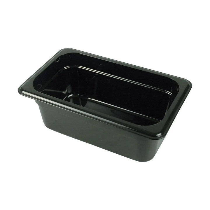 Cambro Camwear 44CW110 1/4 Size 4" Black Food Pan Cambro