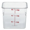Cambro 6SFSCW-135 6 Qt Square Container Cam-Wear