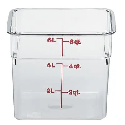 Cambro 6SFSCW-135 6 Qt Square Container Cam-Wear Cambro