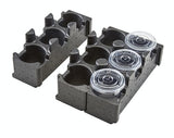 Cambro EPPBEVH5 15 Capacity: Black GoBox Beverage Holder Insert