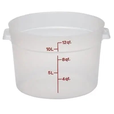 Cambro RFS12PP 12 Qt Round Translucent Container Cambro