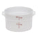 Cambro RFS2 2 Qt Round Container  White Poly