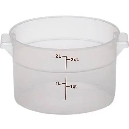 Cambro RFS2PP190 2 Qt Round Translucent Container Cambro