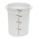 Cambro RFS4-148 4 Qt Round Container  White Poly