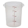 Cambro RFS4PP-190 4 Qt Round Translucent Container