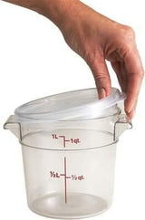 Cambro RFS6SCPP Round Translucent Seal Cover for 6 and 8 qt Food Containers