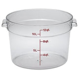 Cambro RFSCW12 12 Quart Round Container