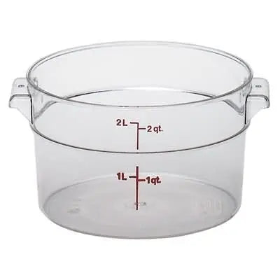 Cambro RFSCW2-135 2 Qt Round Container Cambro