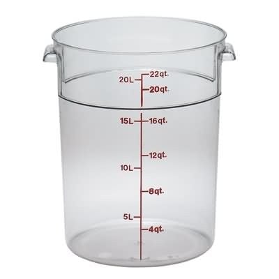 Cambro RFSCW22 22 Qt Round Container