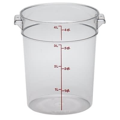 Cambro RFSCW4 4 Qt Round Container