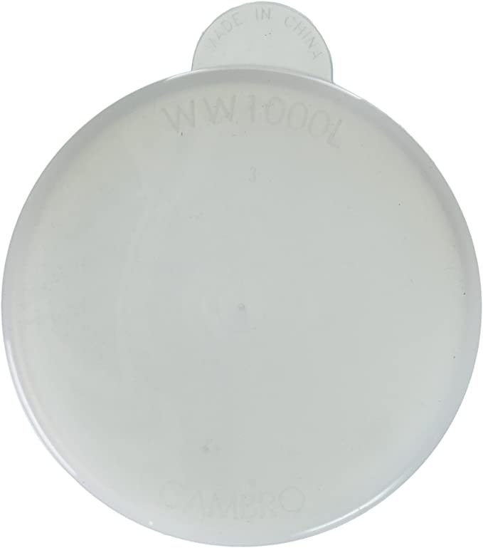 Cambro WW1000L148 White Replacement Lid for 1 1/2 Liter, 1 Liter and 1/2 Liter Camliter