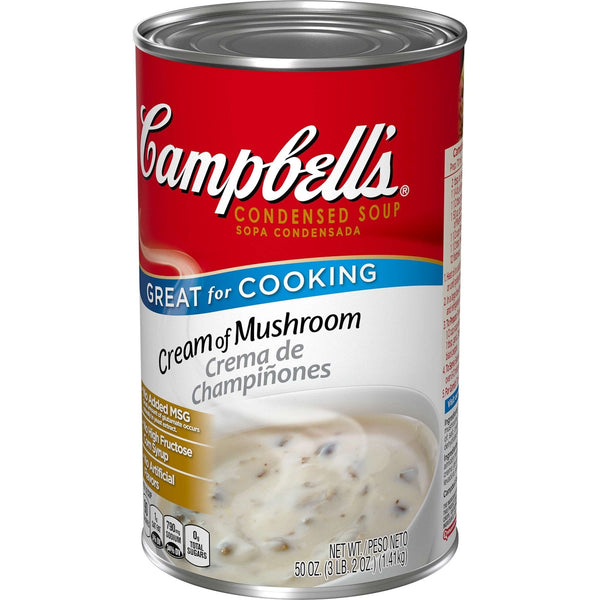 Campbell's Cream of Mushroom Soup 50 Oz Cans