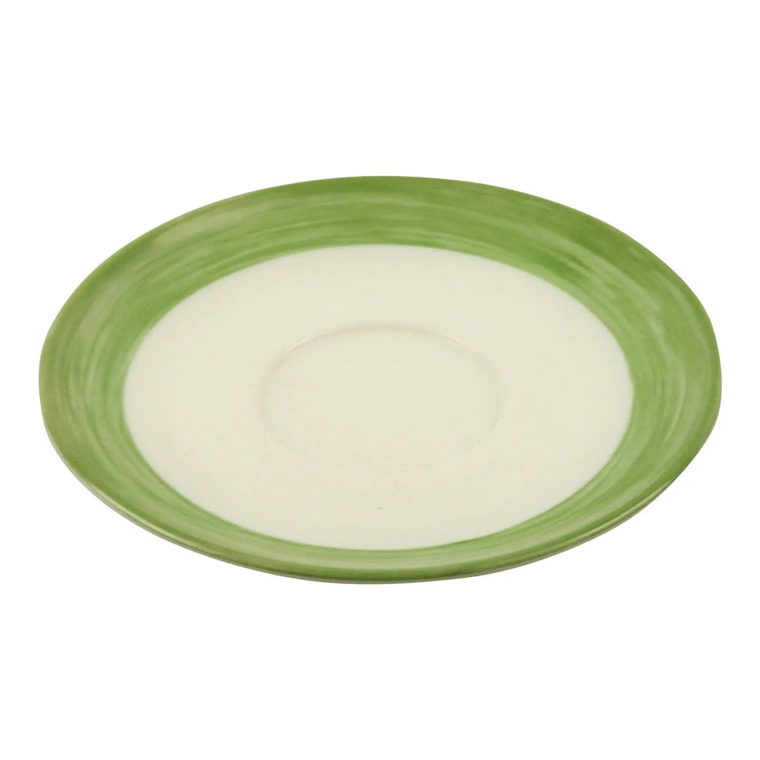 Cardinal C3783 5.5" Saucer Brushed Green Band Cardinal