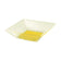 Cardinal D0376 5-1/8" Glass Square Mix Up Lemon Bowl