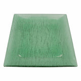 Cardinal Minerali Green Square Glass Brunch Plate 9-7/8 Inch