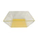 Cardinal D6249 7" Glass Square Mix Up Lemon Bowl