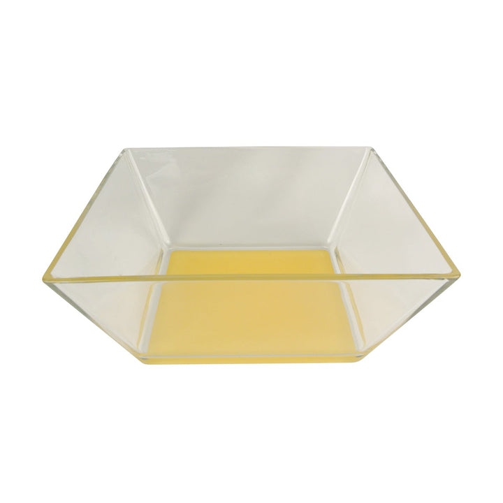 Cardinal D6249 7" Glass Square Mix Up Lemon Bowl Cardinal
